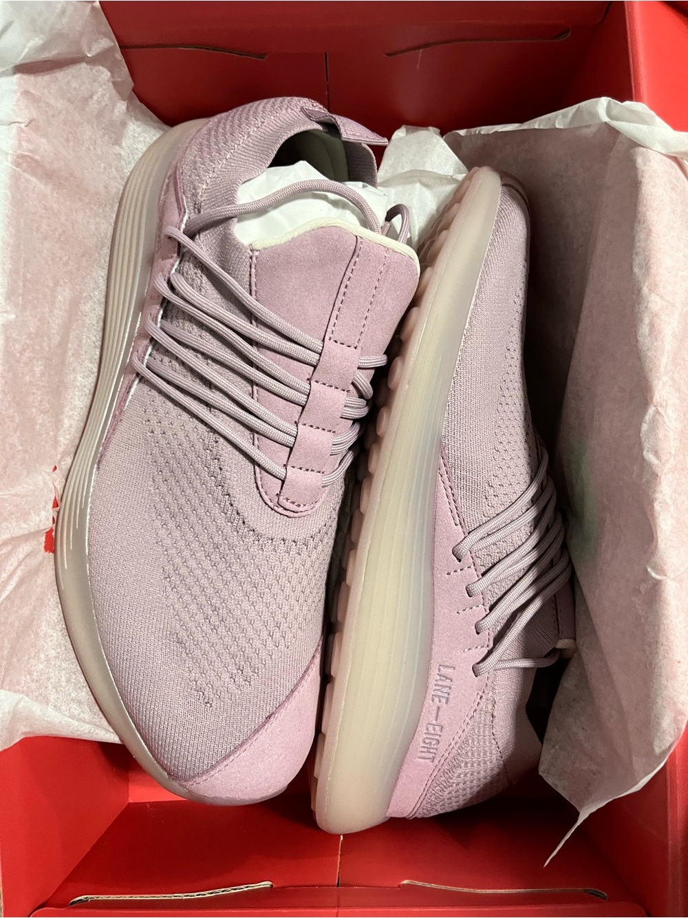 LANE EIGHT Men’s AD1 Trainer Shoes Sneakers Lilac SIZE 10.5